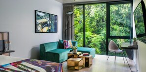 Nature Wall | Premium bedding, minibar, in-room safe, desk - Crystalbrook Vincent (Brisbane)