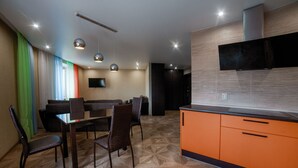 Apartment | Breakfast area | Free daily English breakfast  - Arendagrad Apartments Novo-Chernushensky (Smolensk)