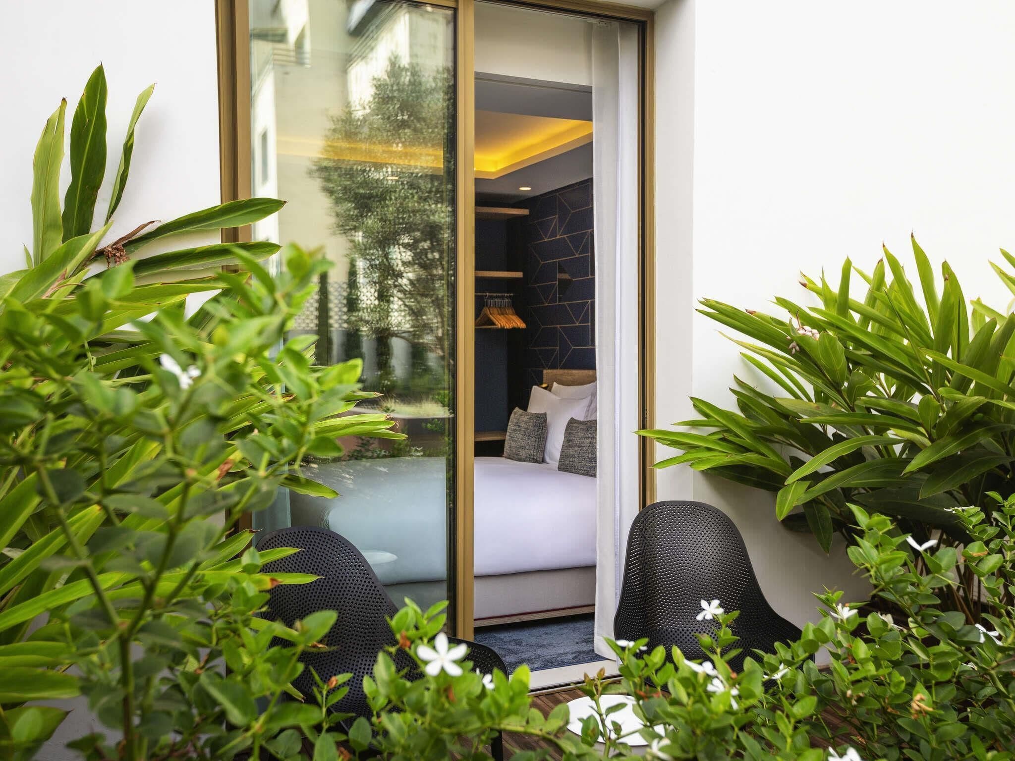 Estudio, Terraza (2 people) | Caja de seguridad en la habitación, escritorio y insonorización 