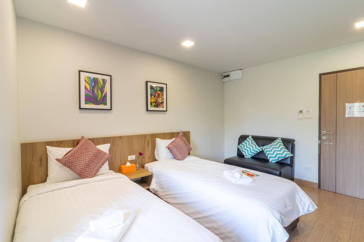 Standard Twin Room, Terrace, City View