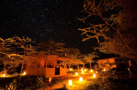 Front of property. Maji Moto Maasai Cultural Camp