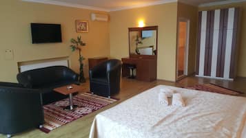 Premium bedding, in-room safe, free WiFi, bed sheets