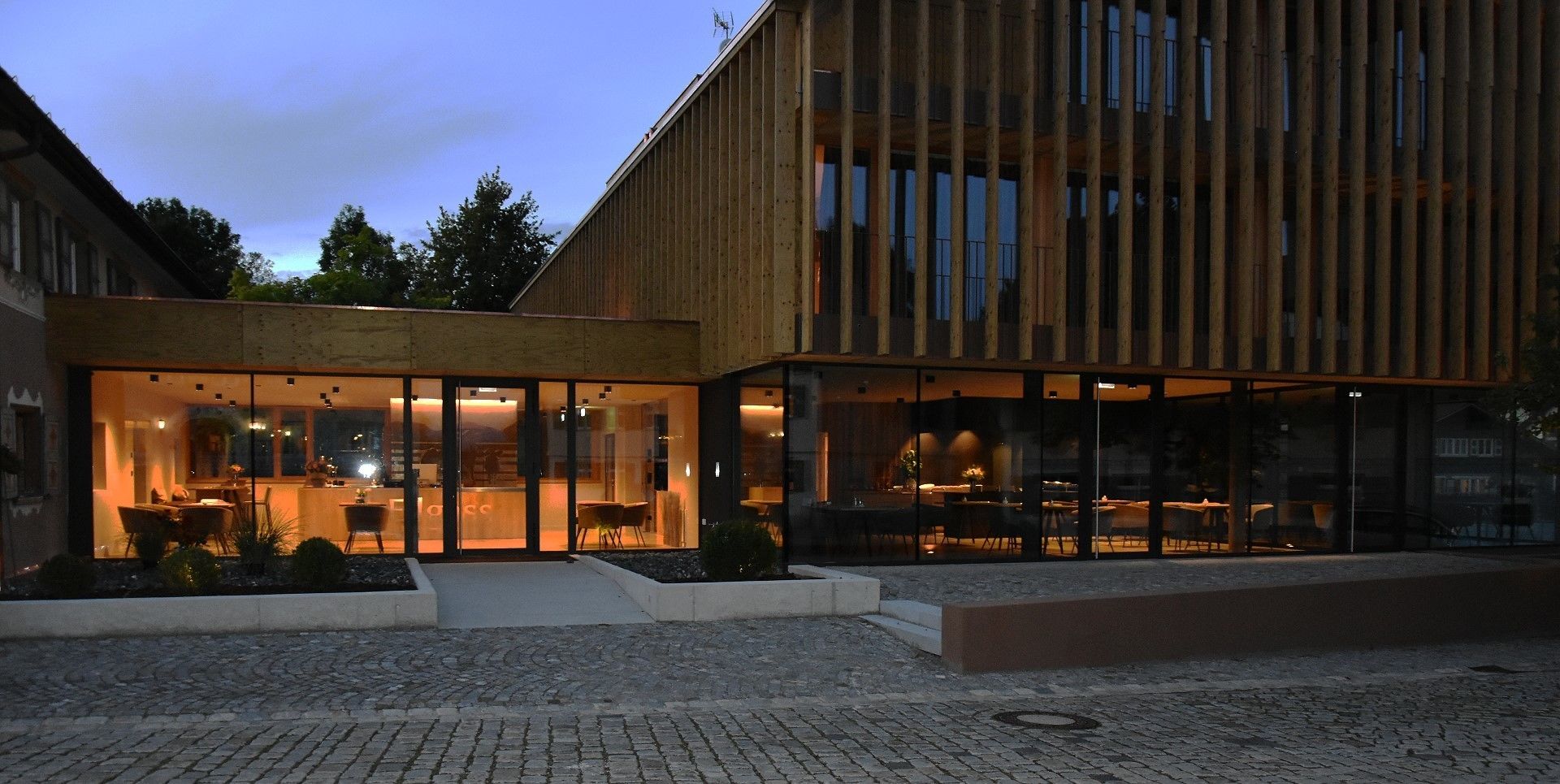 front of property – evening/night