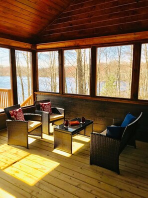 Interior - Pet-Friendly Lakeside Cabin with Kayaks and Canoe! (Stone Lake)