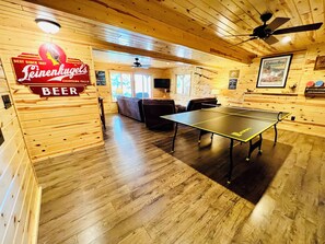 Games room - Pet-Friendly Lakeside Cabin with Kayaks and Canoe! (Stone Lake)