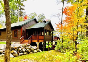 Exterior - Pet-Friendly Lakeside Cabin with Kayaks and Canoe! (Stone Lake)