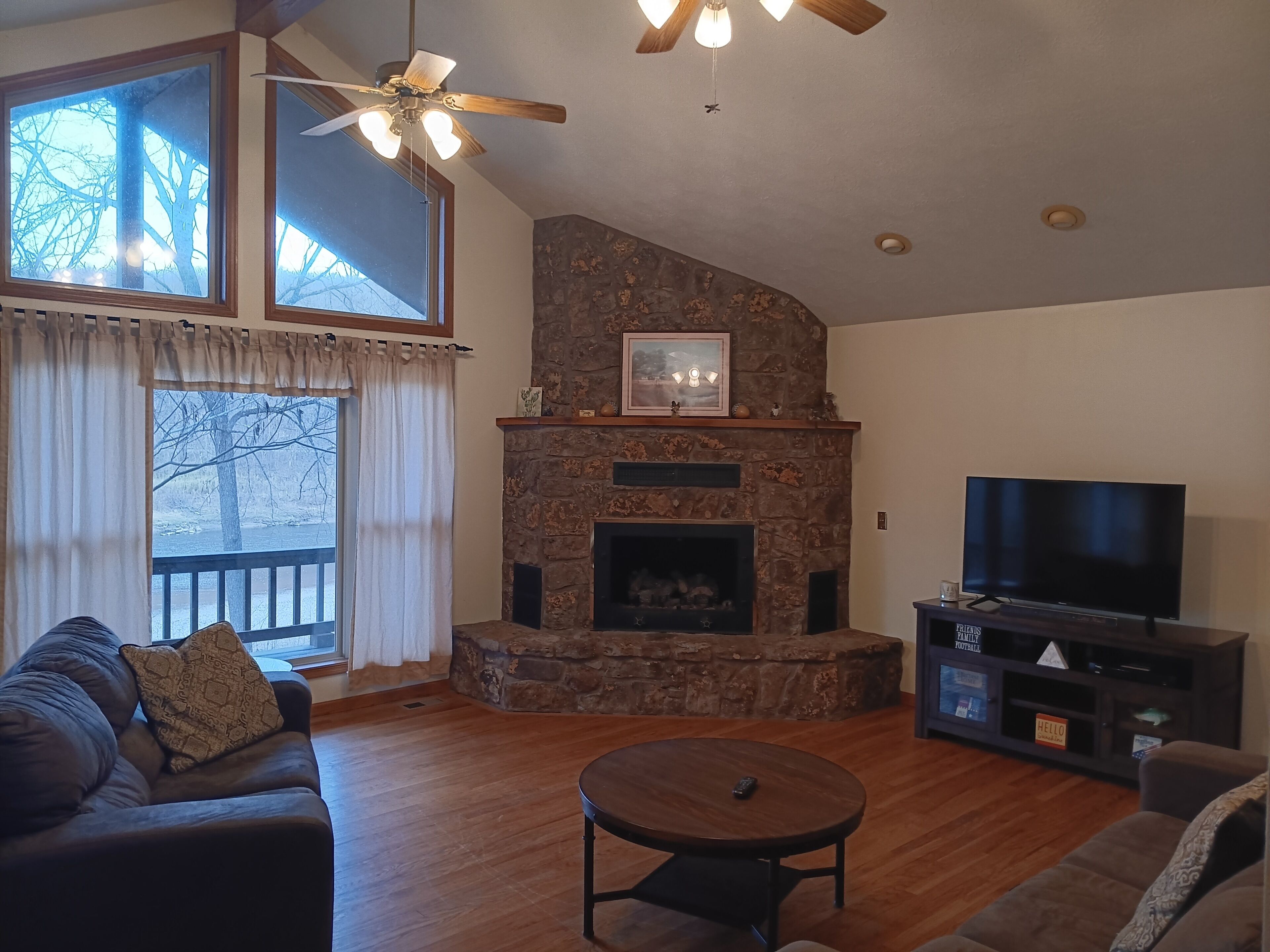 Téléviseur, foyer, lecteur de DVD, sélection de films