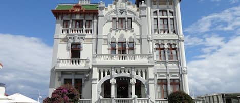 Overnatningsstedets facade