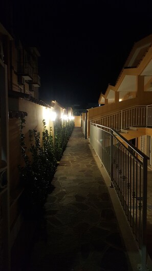 Front of property – evening/night
