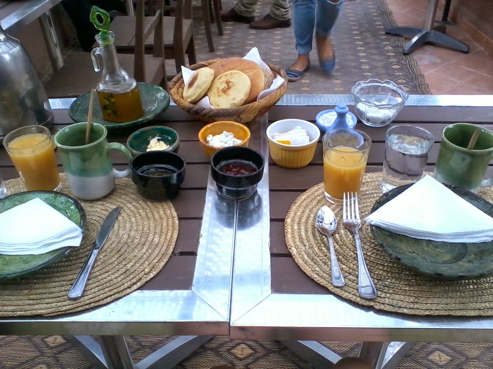 Petit déjeuner continental compris tous les jours