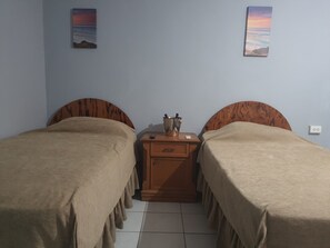 Iron/ironing board, travel cot, free WiFi, bed sheets