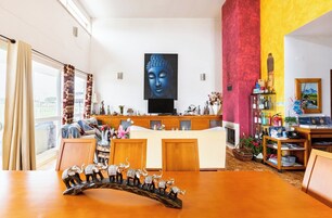 Sala de estar en el lobby