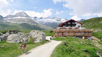 Overnatningsstedets facade