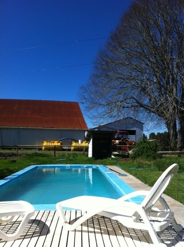 Seasonal outdoor pool