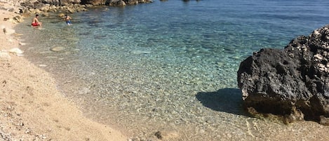 ビーチの近く
