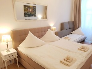 Appartement, 2 chambres | 2 chambres, Wi-Fi gratuit, draps fournis