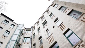 Voorkant van accommodatie