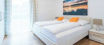 Modern appartement met een groot balkon aan de Klopeiner See