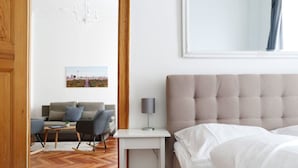 Appartement, 3 slaapkamers | 3 slaapkamers, een strijkplank/strijkijzer, gratis wifi, beddengoed