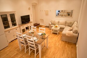 Apartment, 2 Bedrooms | Living area | Flat-screen TV - RockChair Apartments Kamminer Straße (Berlin)