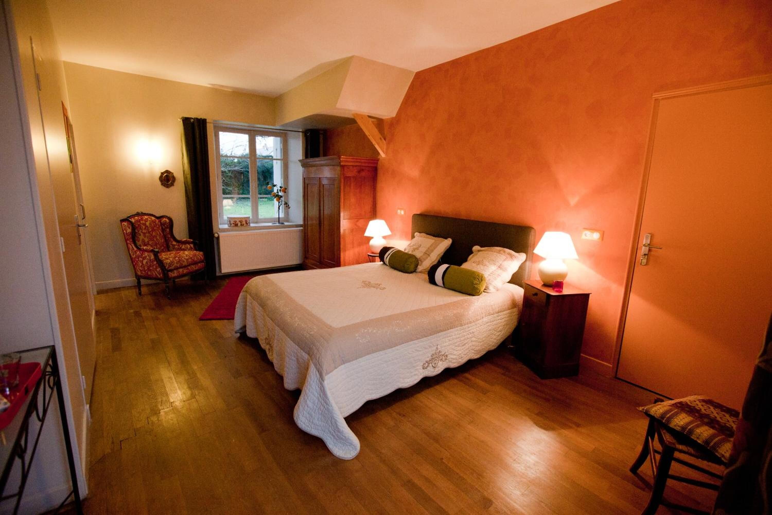 Individually decorated, individually furnished, desk, blackout drapes