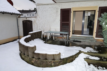 Terrace/patio. Pension Highway 3 Sennestadt-Bielefeld