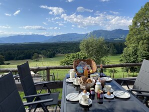 Terrace/patio - Biohof-Rechenmacher (Uffing am Steffelsee)