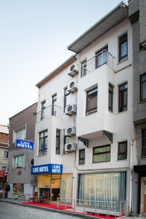 Façade de l’hébergement