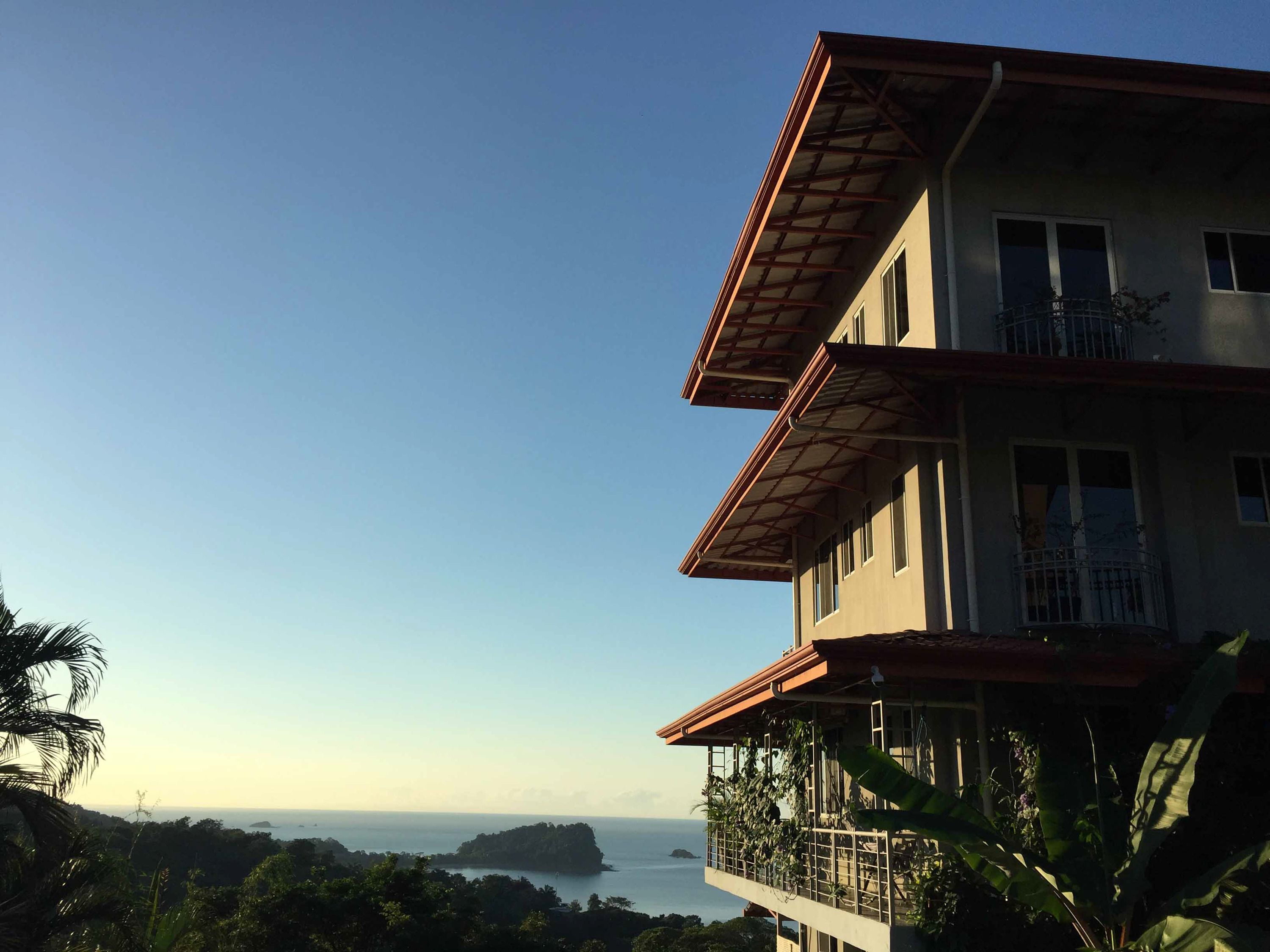 Front of property – evening/night