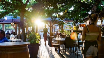 Frühstück, Mittagessen, Abendessen, lokale und internationale Küche