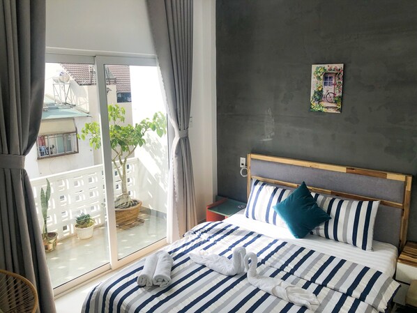 Standard Double Room, Balcony | Desk, free WiFi, bed sheets