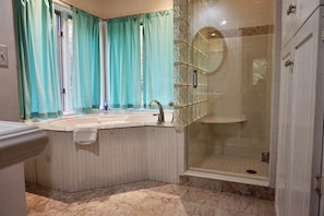 Baignoire, serviettes fournies