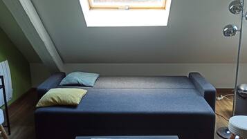 1 chambre, bureau, chambres insonorisées, fer et planche à repasser