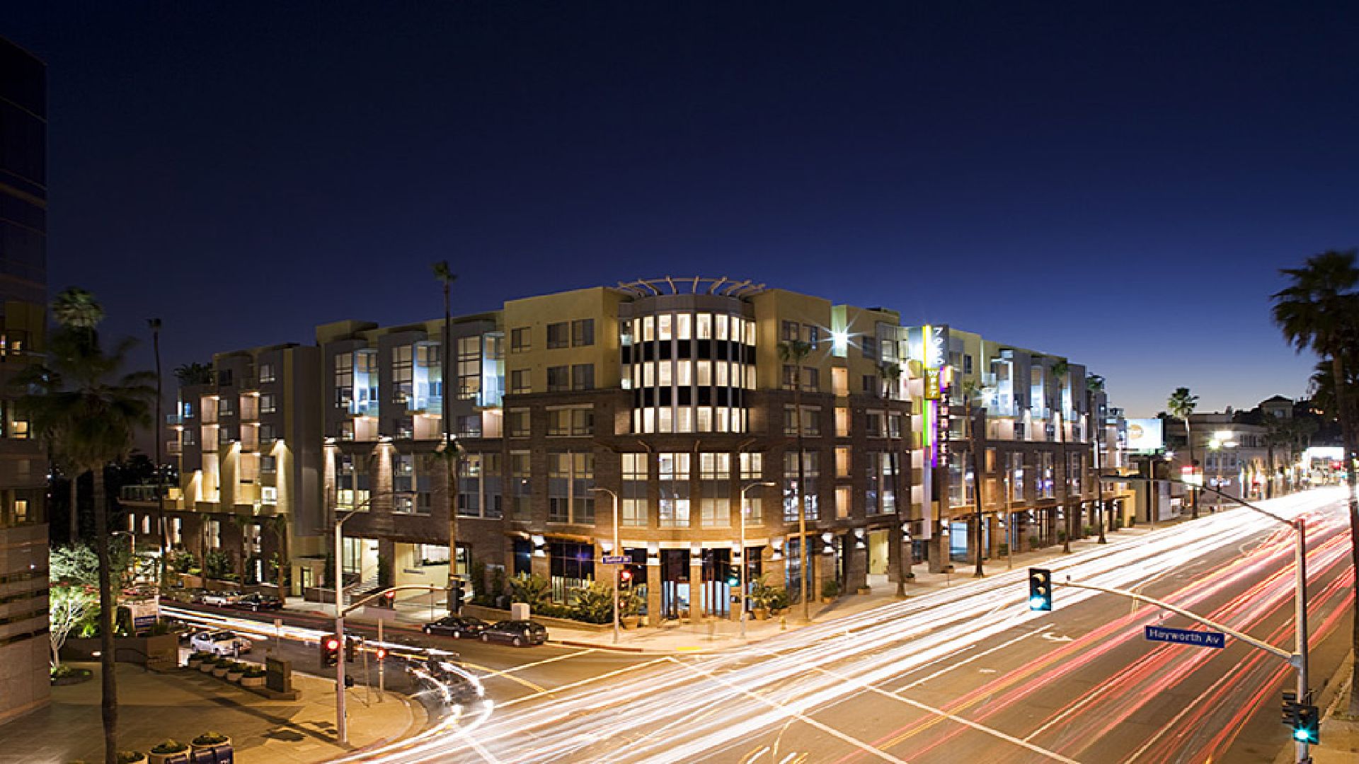 Front of property - evening/night