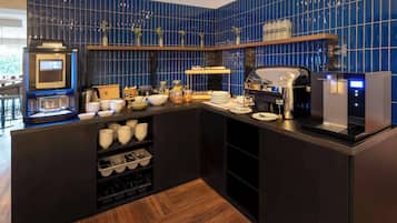 Daily buffet breakfast (EUR 15 per person)