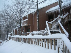 Exterior - Beautiful Sunsets at Shanty Creek: Michigan: 2 Bedroom, 2 Bath Ski & Golf Condo (Bellaire)
