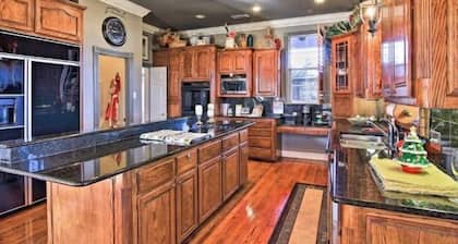 A luxury hunting lodge