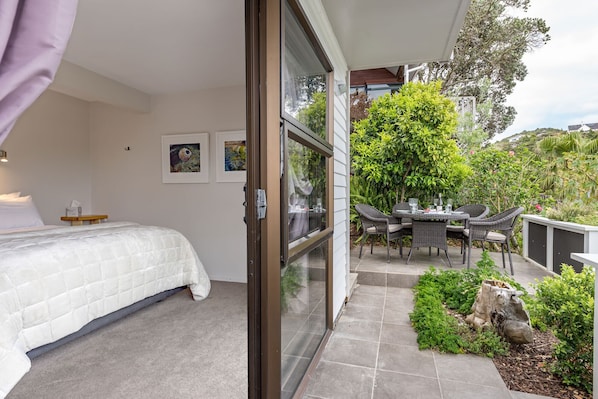 1 bedroom, iron/ironing board, travel crib, free WiFi