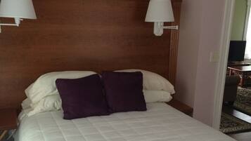 2 makuuhuonetta, silitysrauta/-lauta, ilmainen Wi-Fi, vuodevaatteet