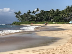 Sun loungers, beach towels