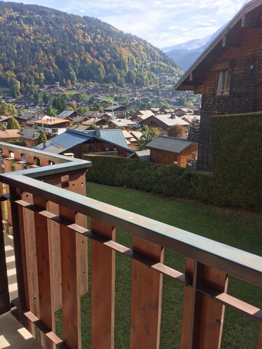 Studio de luxe récemment rénové Morzine, 1er étage, 4/5 personnes, situé au centre