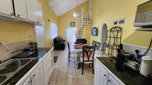 Full-sized fridge, microwave, oven, stovetop - Caribbean Dream Vacation Property (Gros Islet)