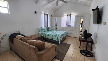 Apartment, 1 Queen Bed, Non Smoking, Mountain View | Individually furnished, blackout drapes, iron/ironing board, free WiFi