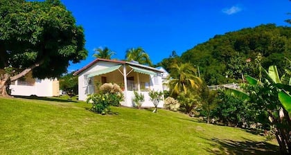 Bungalows with swimming pool with breathtaking sea and mountain views for 4 people each