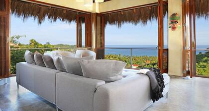 3 Bedroom, 4 Bath, 30 ft. Soaring Palapa, Spectacular Ocean Views, 40 foot pool
