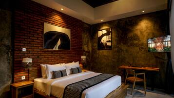 Vila, 1 quarto | Frigobar, cofres nos quartos, ferros/tábuas de passar roupa