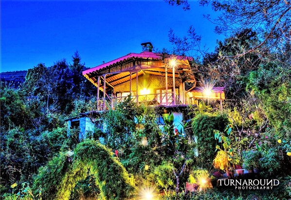 Front of property – evening/night