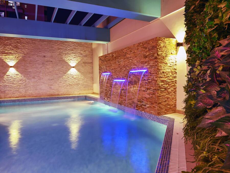 Outdoor pool, open 7:00 AM to 6:00 PM, sun loungers