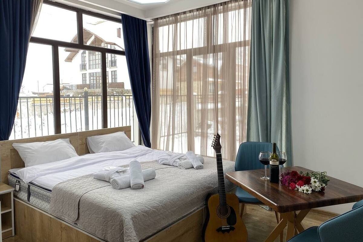 1 habitación, sábanas de algodón egipcio y ropa de cama de alta calidad