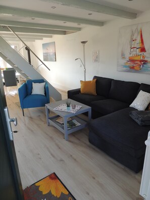 Smart-TV, DVD-Player, Bücher, Videothek